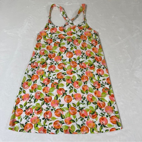 BCBG PARIS Womens Swim Cover Peach Print Size Small Medium NWT - Picture 4 of 10